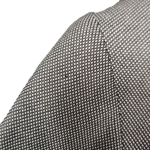 Alfred Dunner Womens Blazer Sz 12 Petite Gray Big Stitch‎ Jacket Buttons Pockets - Picture 6 of 12